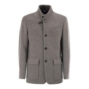 FAY Men's Wool Blend Toggle Jacket Men GREY Outerwear